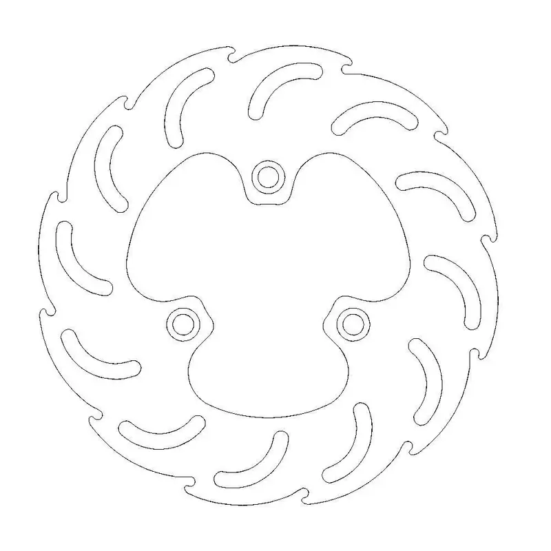 BRAKE ROTOR FIXED FLAME NATURAL