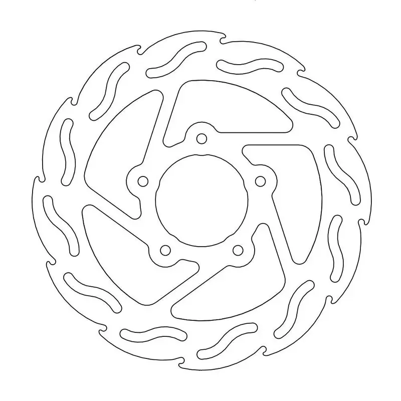 BRAKE ROTOR FIXED FLAME NATURAL