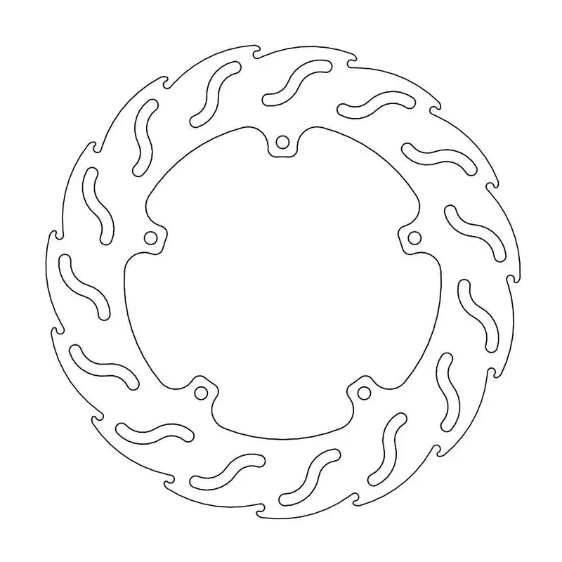 BRAKE ROTOR FIXED FLAME NATURAL