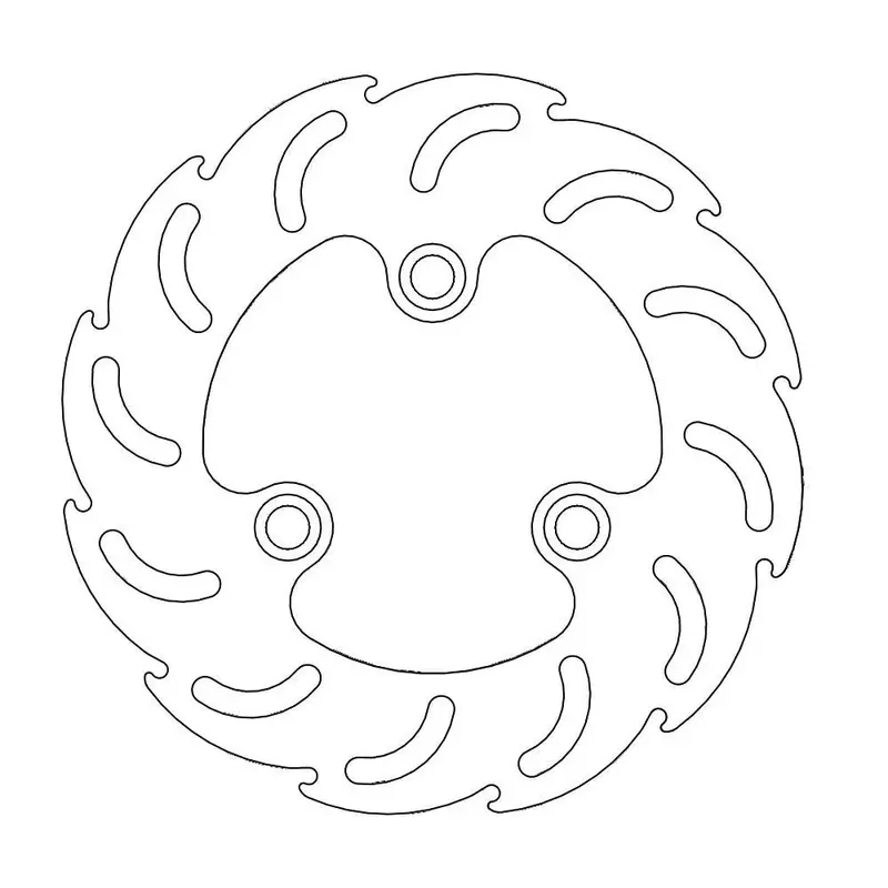 BRAKE ROTOR FIXED FLAME NATURAL