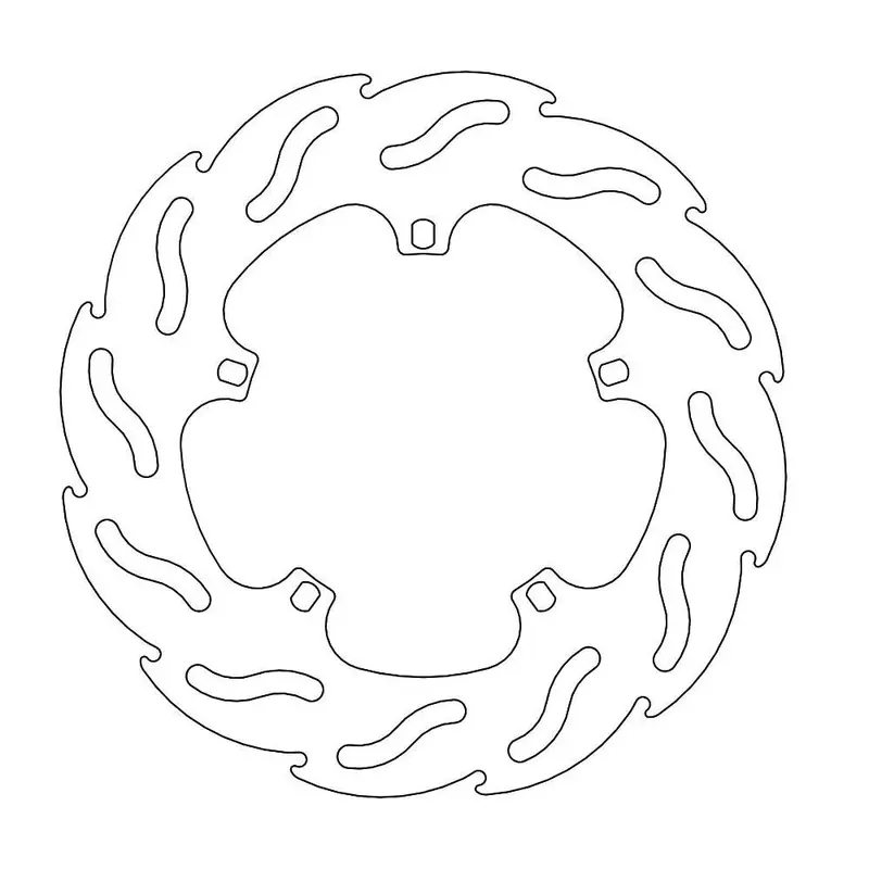 BRAKE ROTOR FIXED FLAME NATURAL