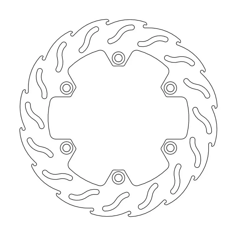 BRAKE ROTOR FIXED FLAME NATURAL