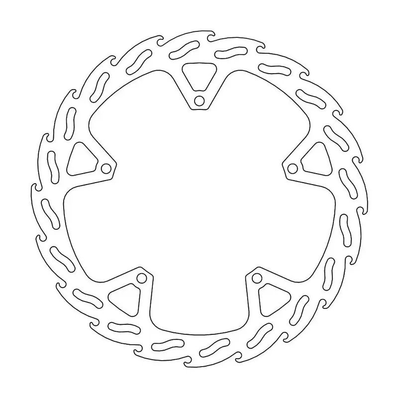 BRAKE ROTOR FIXED FLAME NATURAL