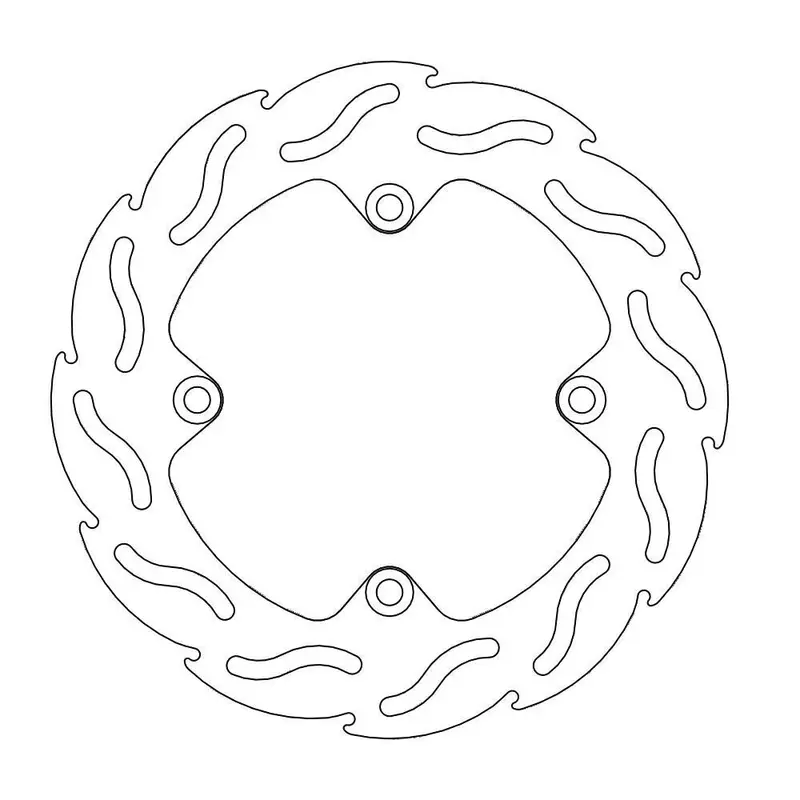 BRAKE ROTOR FIXED FLAME NATURAL