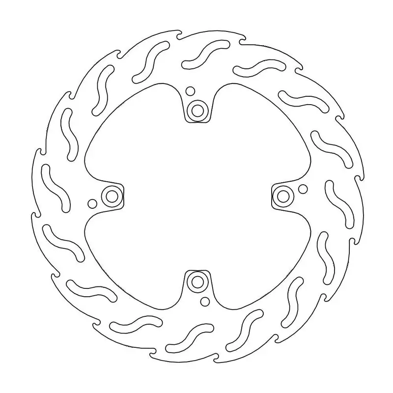BRAKE ROTOR FIXED FLAME NATURAL