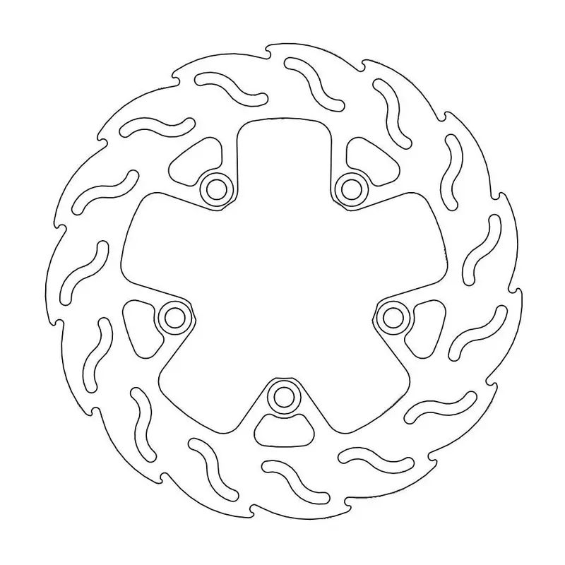 BRAKE ROTOR FIXED FLAME NATURAL