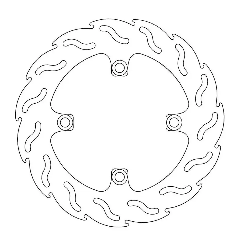 BRAKE ROTOR FIXED FLAME NATURAL