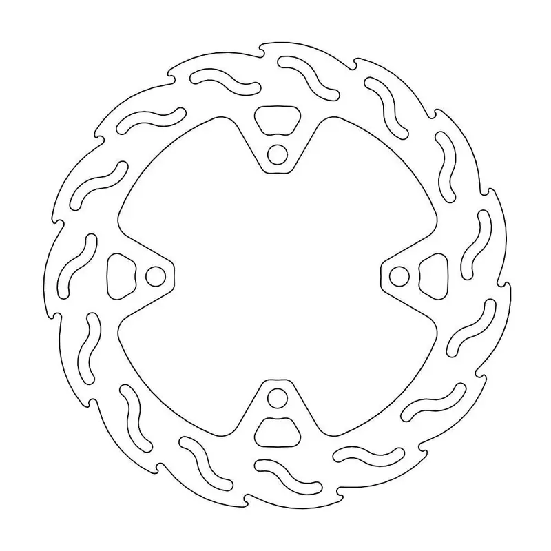 BRAKE ROTOR FIXED FLAME NATURAL