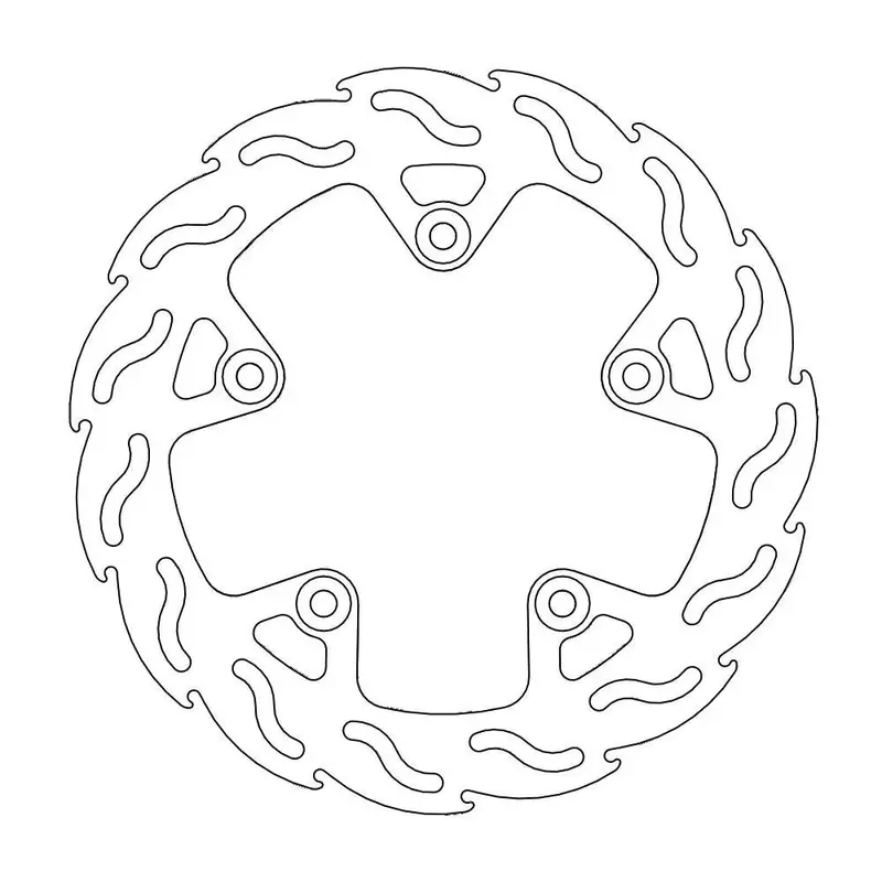 BRAKE ROTOR FIXED FLAME NATURAL