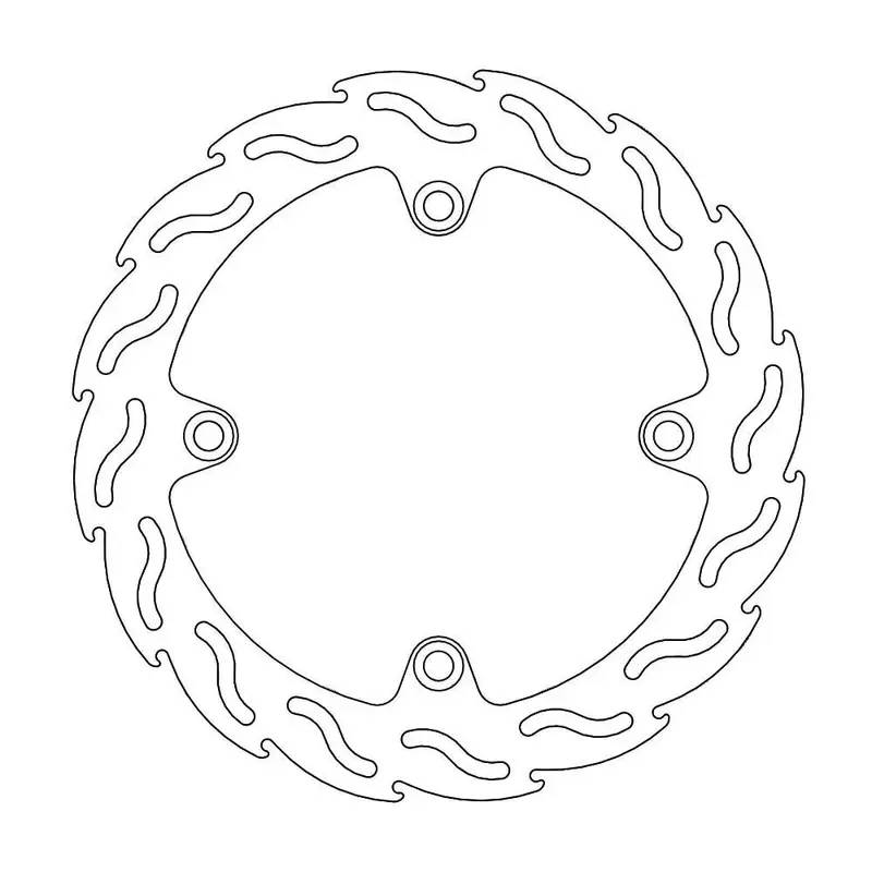 BRAKE ROTOR FIXED FLAME NATURAL