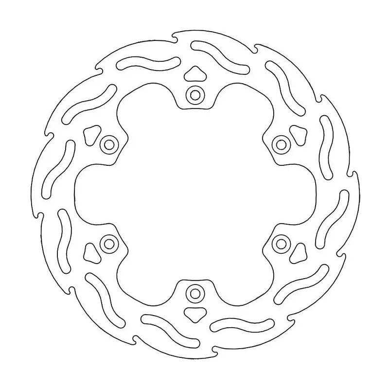 BRAKE ROTOR FIXED FLAME NATURAL