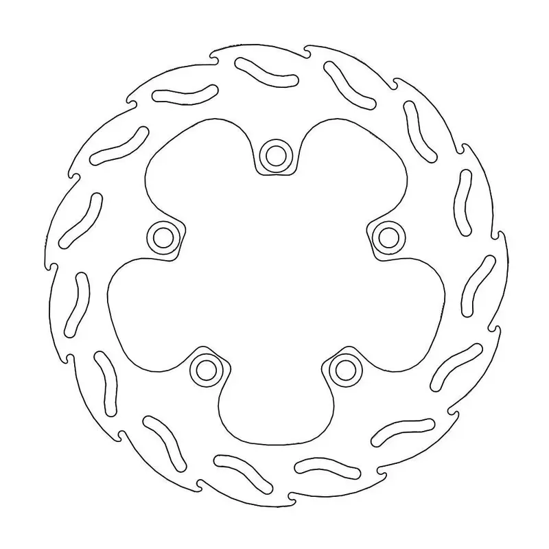 BRAKE ROTOR FIXED FLAME NATURAL