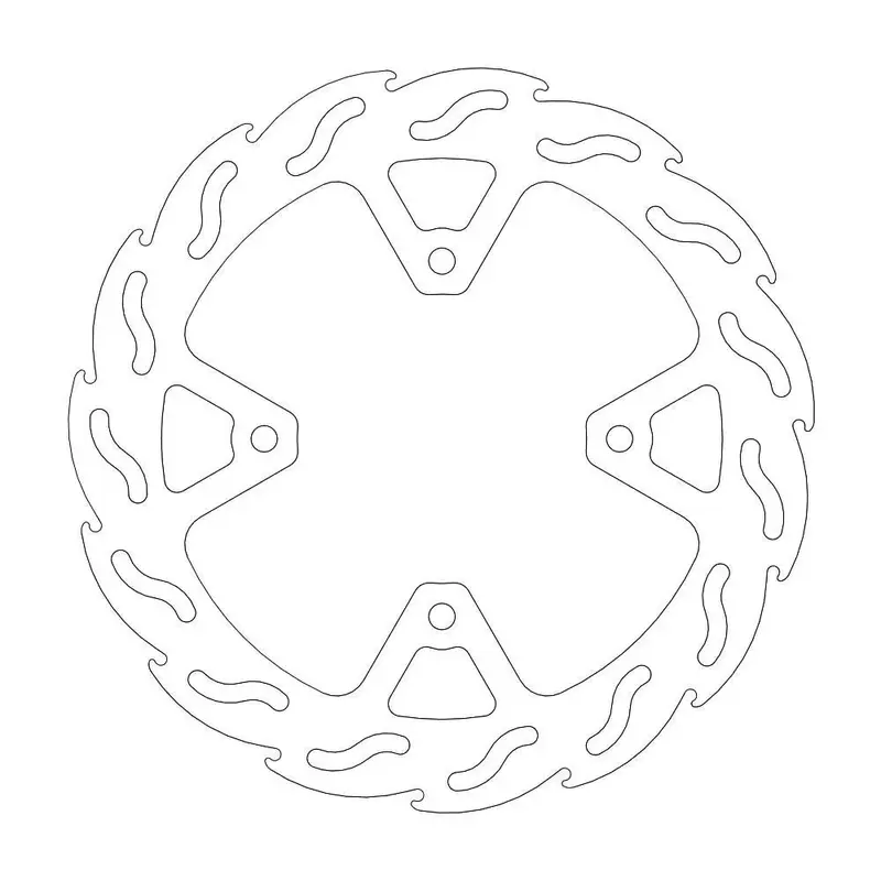 BRAKE ROTOR FIXED FLAME NATURAL