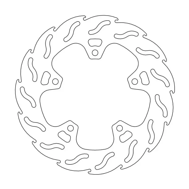 BRAKE ROTOR FIXED FLAME NATURAL