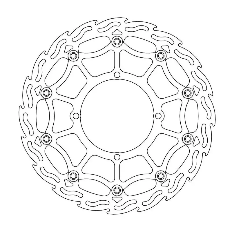 BRAKE ROTOR FLOATING FLAME NATURAL