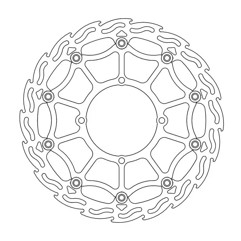 BRAKE ROTOR FLOATING FLAME NATURAL
