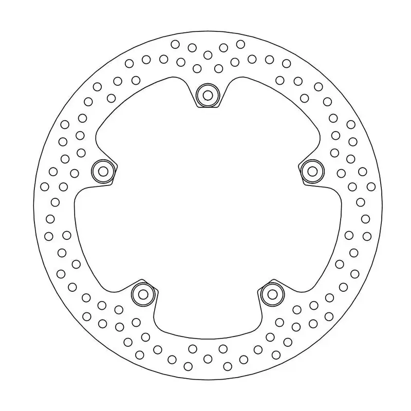 BRAKE ROTOR FLOATING HALO ROUND NATURAL