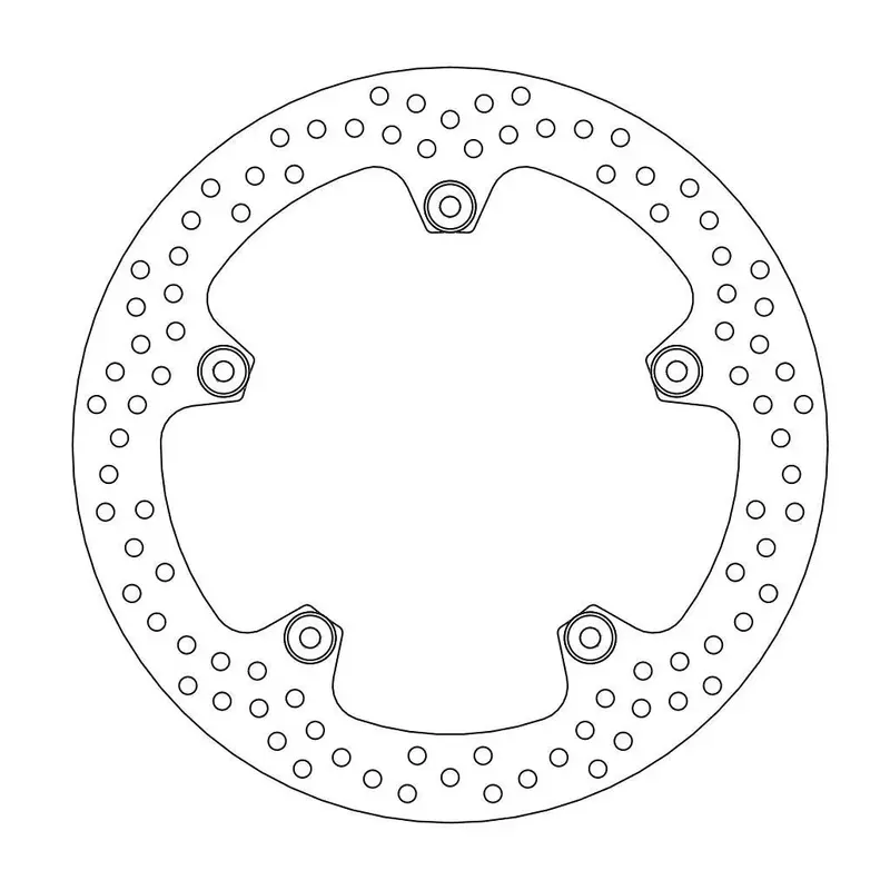 BRAKE ROTOR FLOATING HALO ROUND NATURAL