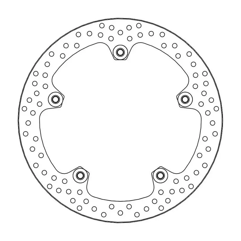 BRAKE ROTOR FLOATING HALO ROUND NATURAL