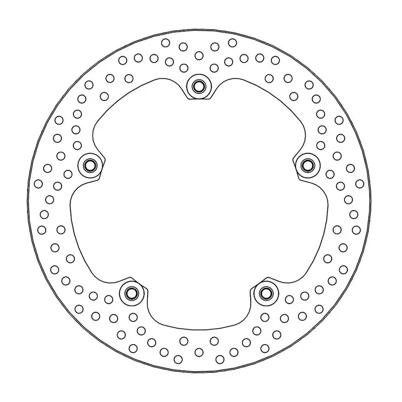 BRAKE ROTOR FLOATING HALO ROUND NATURAL