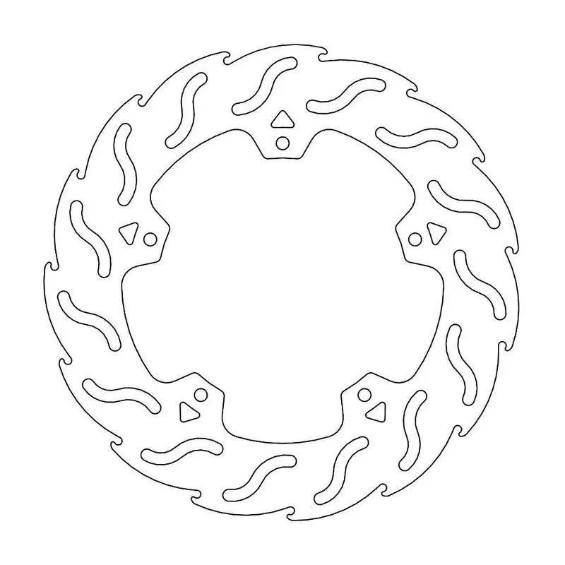 BRAKE ROTOR FIXED FLAME NATURAL