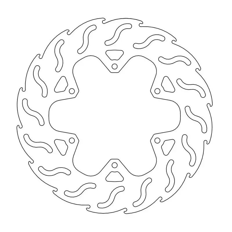BRAKE ROTOR FIXED FLAME NATURAL