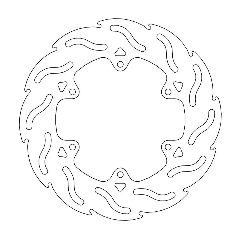 BRAKE ROTOR FIXED FLAME NATURAL