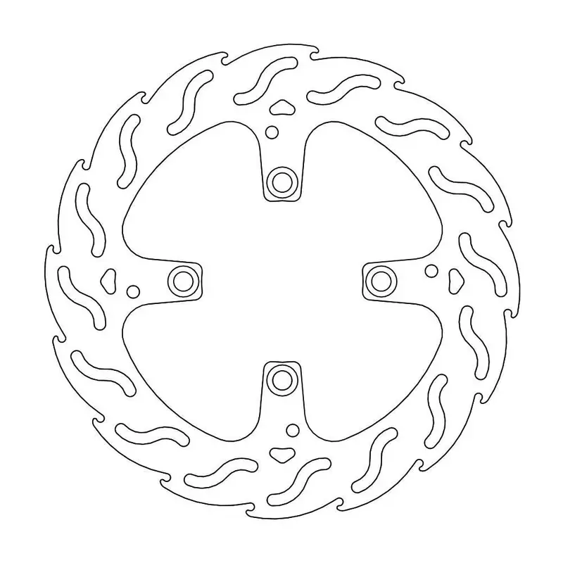 BRAKE ROTOR FIXED FLAME NATURAL
