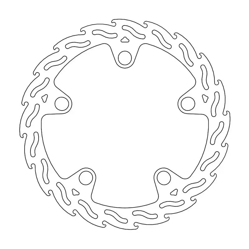 BRAKE ROTOR FIXED FLAME NATURAL