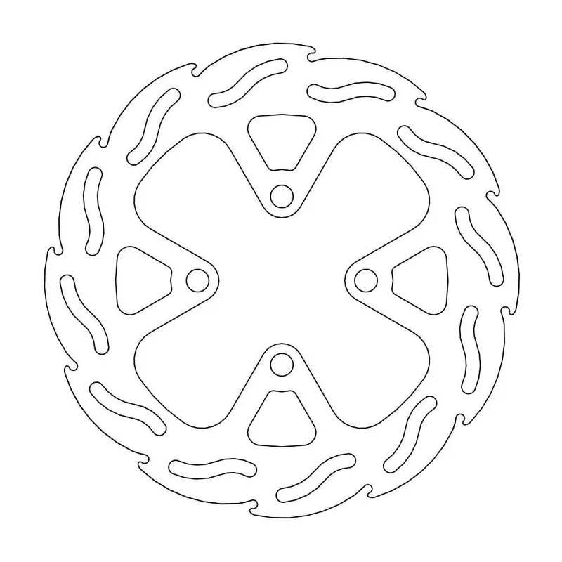 BRAKE ROTOR FIXED FLAME NATURAL