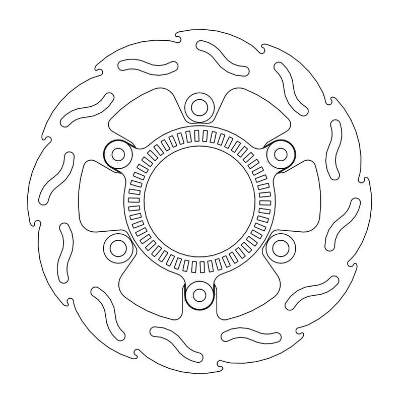 BRAKE ROTOR FIXED FLAME NATURAL