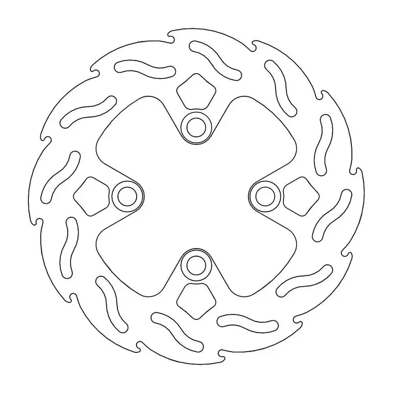 BRAKE ROTOR FIXED FLAME NATURAL