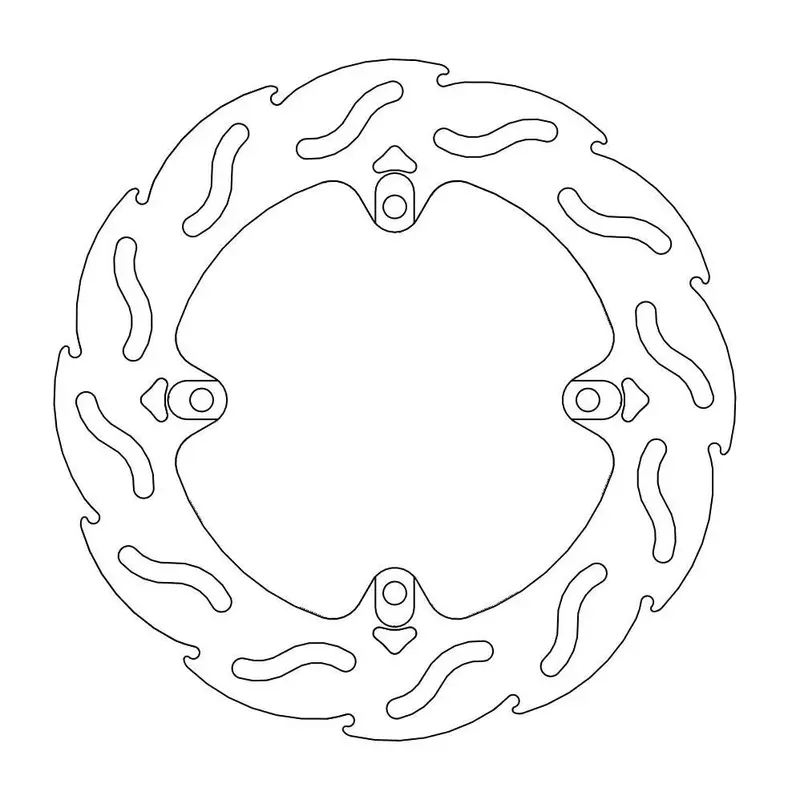 BRAKE ROTOR FIXED FLAME NATURAL