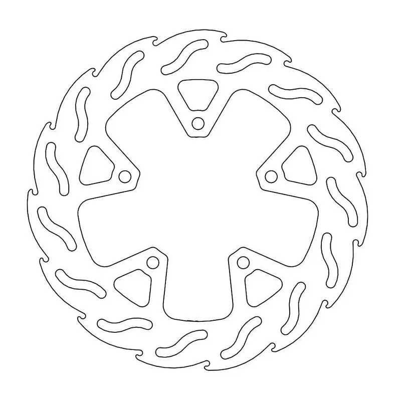 BRAKE ROTOR FIXED FLAME NATURAL