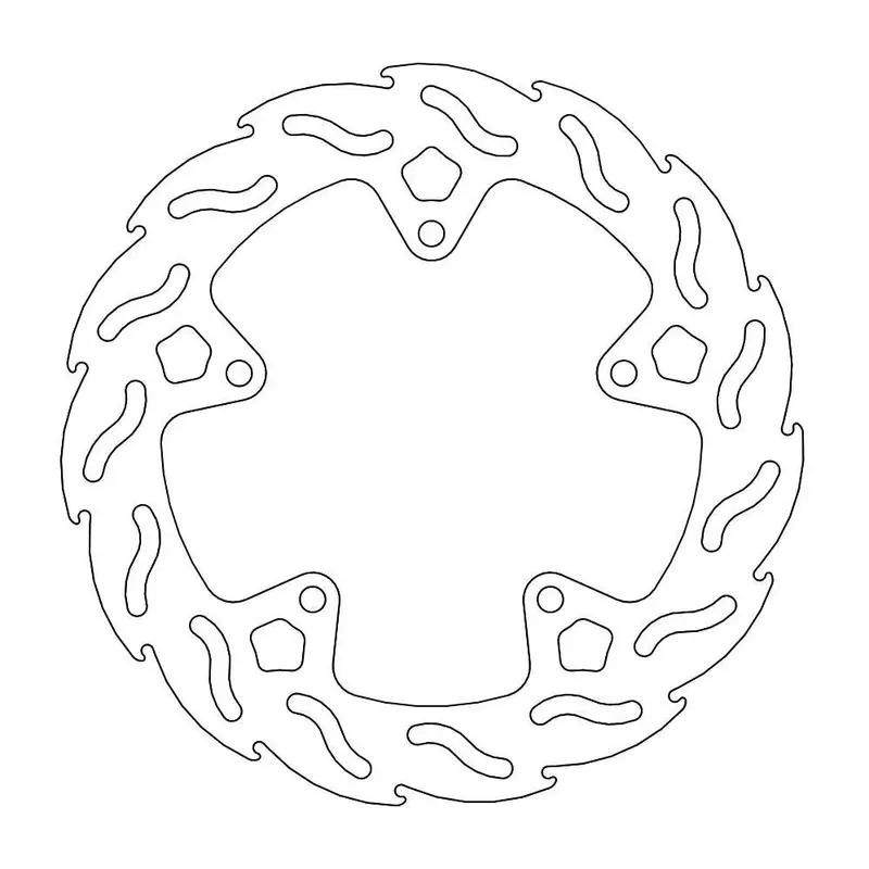 BRAKE ROTOR FIXED FLAME NATURAL