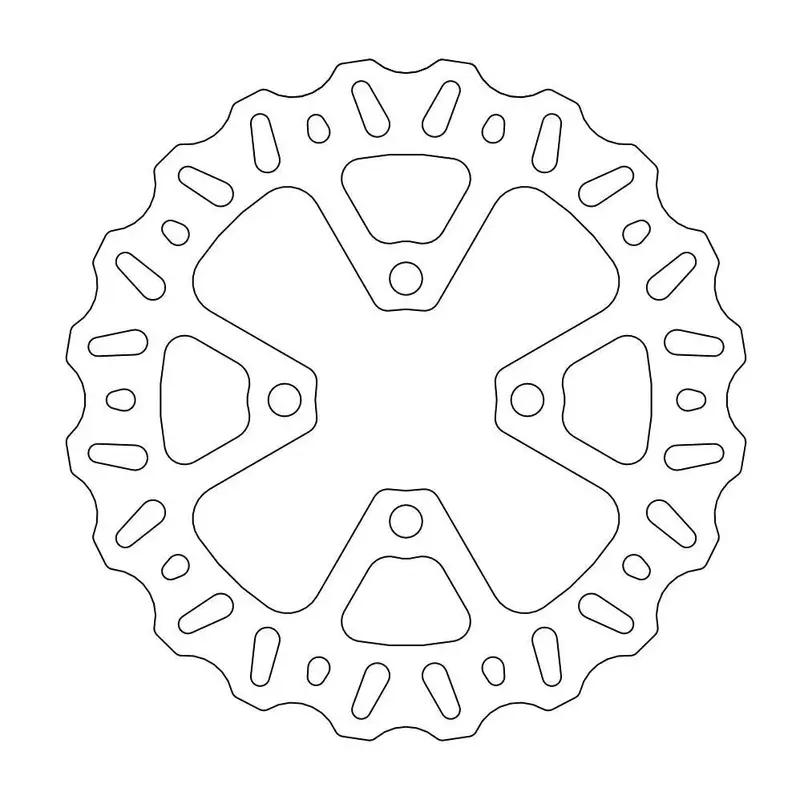 BRAKE ROTOR FIXED NITRO CONTOUR NATURAL