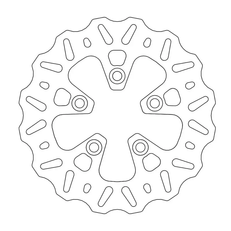 BRAKE ROTOR FIXED NITRO CONTOUR NATURAL