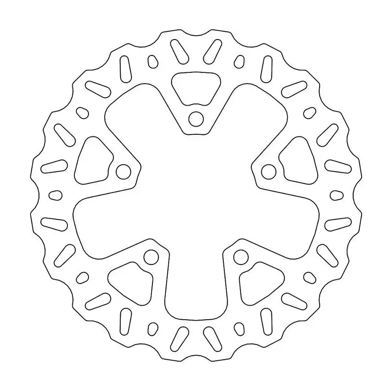 BRAKE ROTOR FIXED NITRO CONTOUR NATURAL