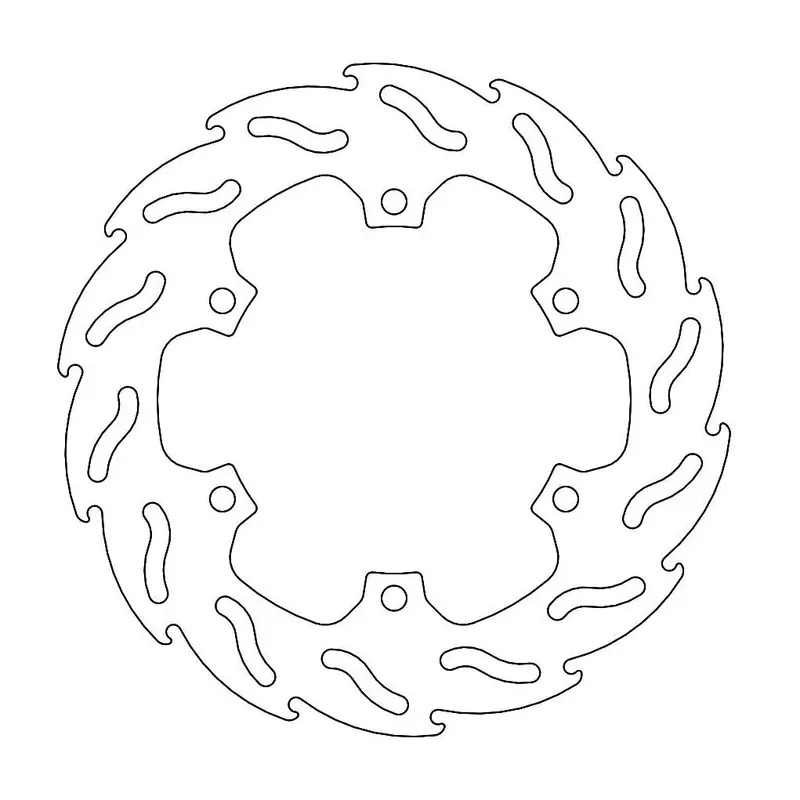 BRAKE ROTOR FIXED FLAME NATURAL