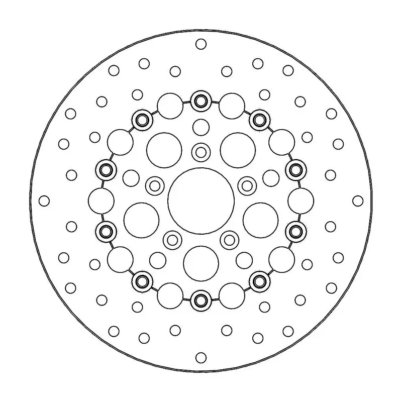 BRAKE ROTOR FLOATING KINGMAN ROUND NATURAL