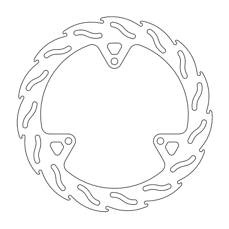 BRAKE ROTOR FIXED FLAME REAR