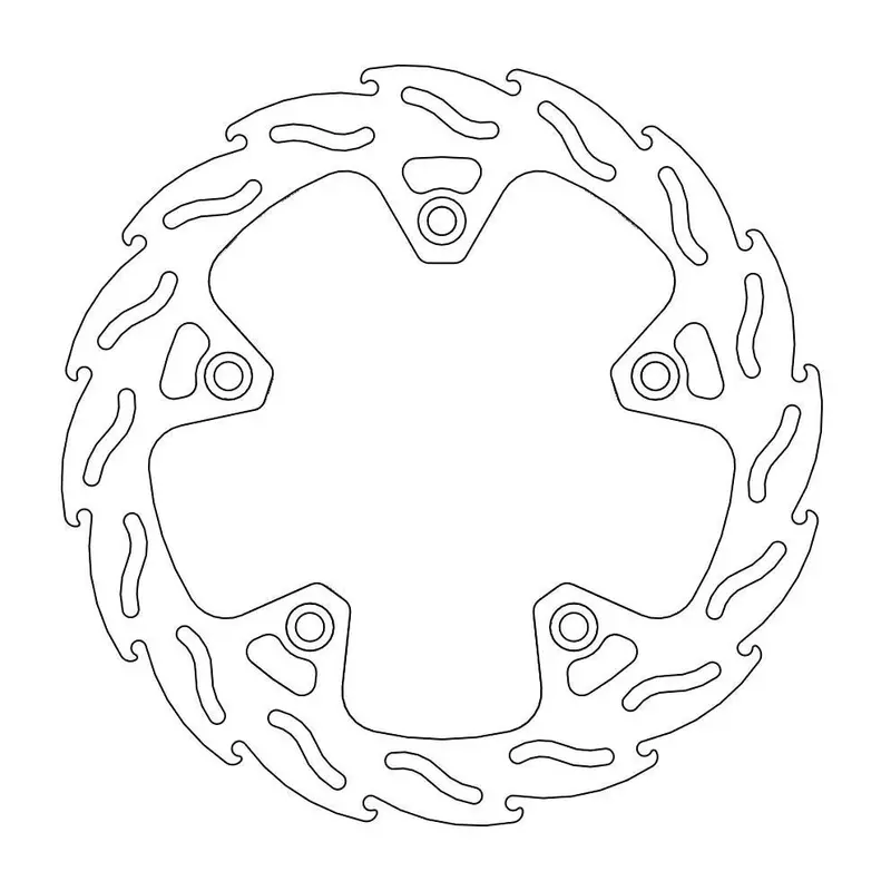BRAKE ROTOR FIXED FLAME REAR