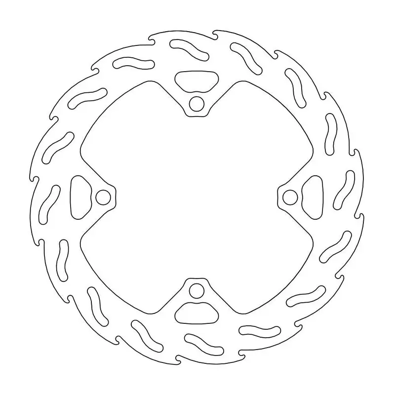 BRAKE ROTOR FIXED FLAME REAR