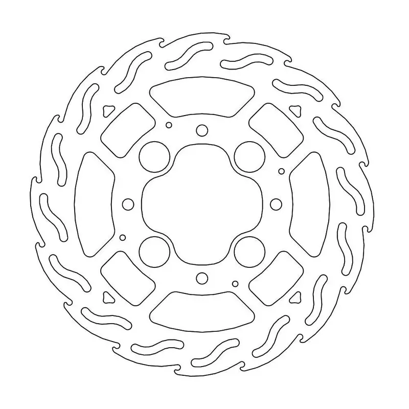 BRAKE ROTOR FIXED FLAME REAR