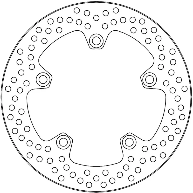 BRAKE ROTOR FIXED ROUND