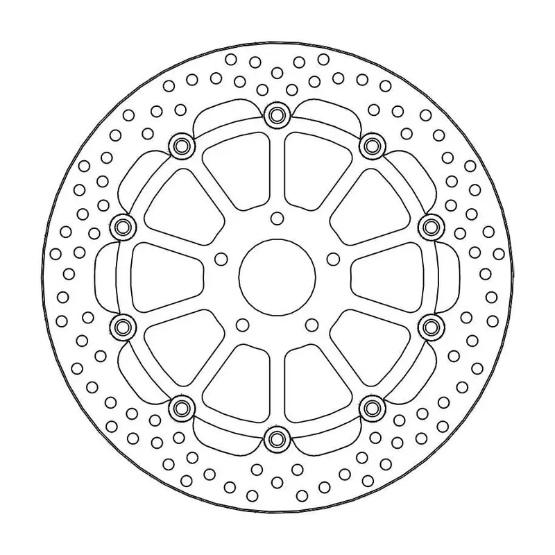 BRAKE ROTOR FLOATING HALO ROUND