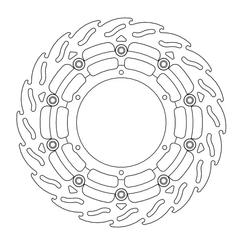 BRAKE ROTOR FLOATING FLAME
