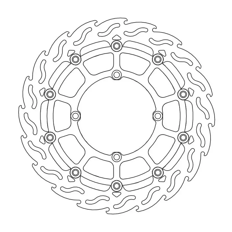 BRAKE ROTOR FLOATING FLAME
