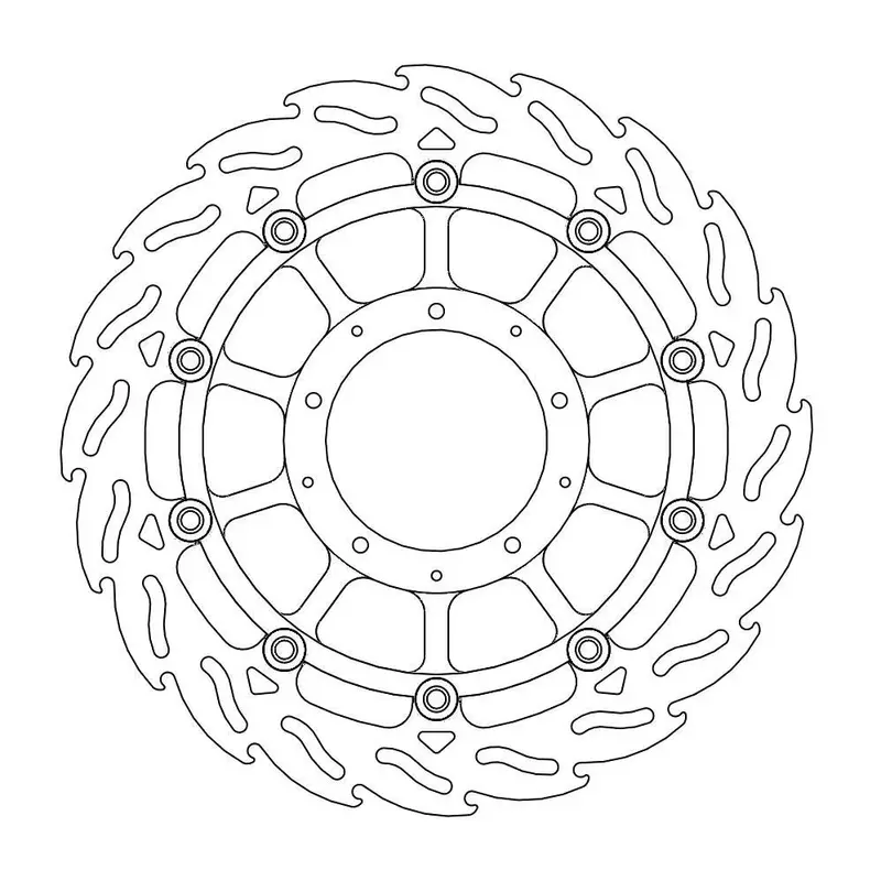 BRAKE ROTOR FLOATING FLAME 310mm