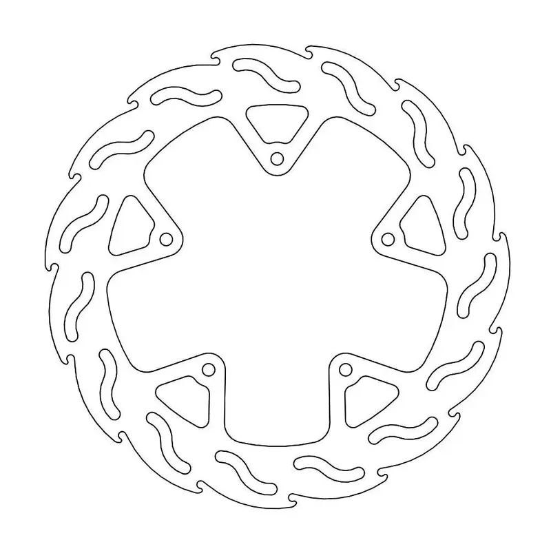 BRAKE ROTOR FIXED FLAME REAR